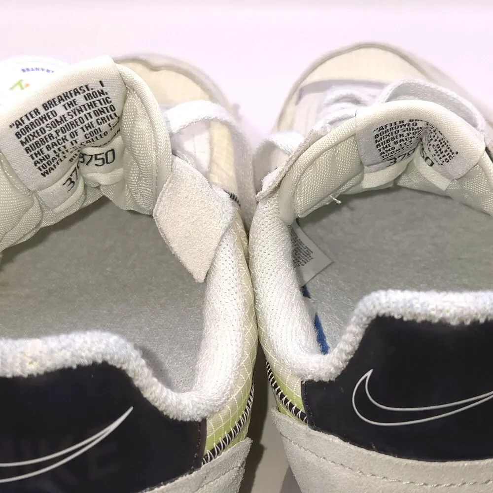 Nike Waffle Racer 2X Summit White Volt Womens Sz 7.5 DC4467-100 Authentic NWOB